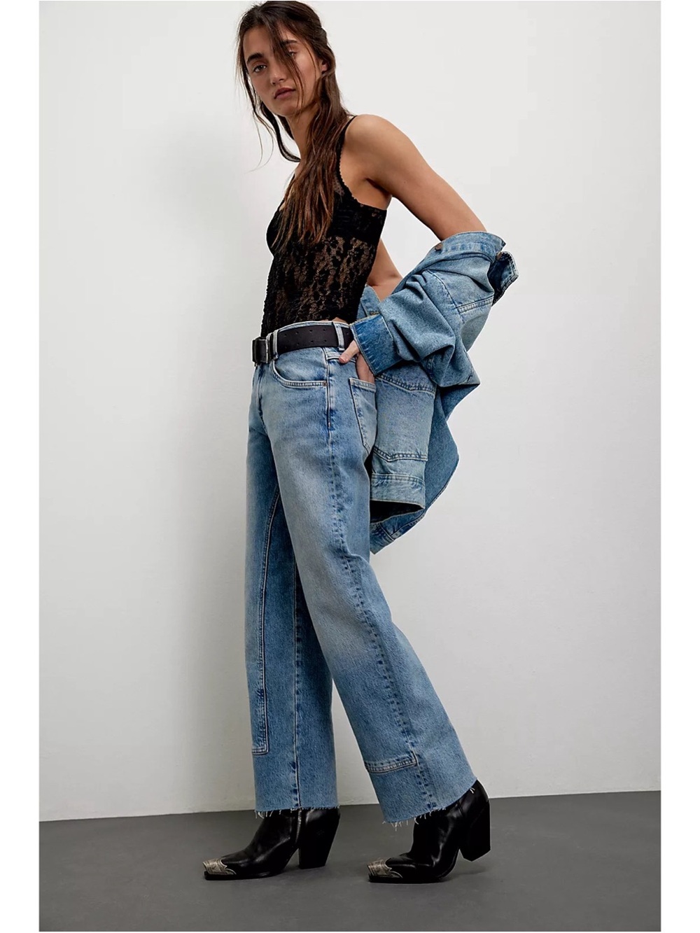we the free • risk taker high rise jean